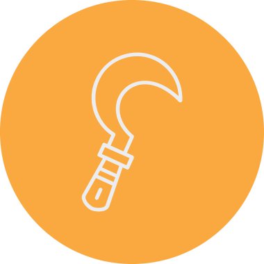 Çekiç simgesinin vektör illüstrasyonu