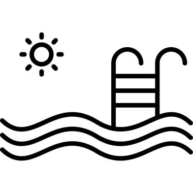 Klima simgesi vektör çizimi çizimi