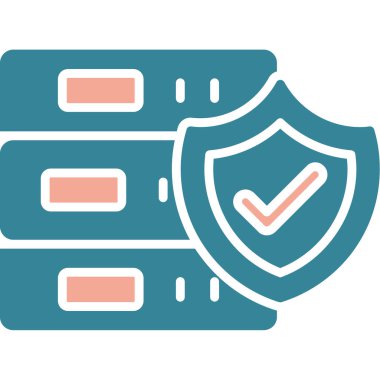 güvenlik ve koruma renkli vektör simgeleri