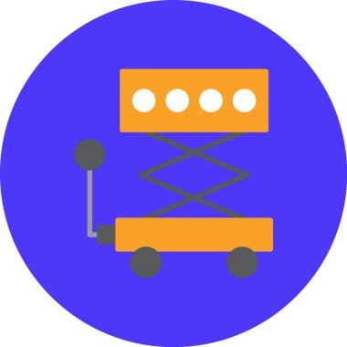 araba web simgesi basit illüstrasyon