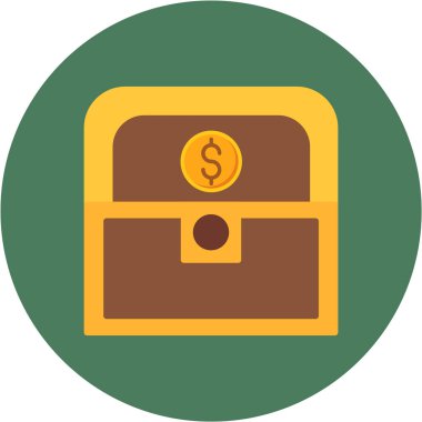 Para için. Web simgesi basit illüstrasyon