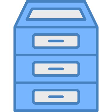 veritabanı. Web simgesi basit illüstrasyon