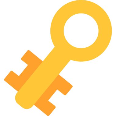 Anahtar. Web simgesi basit tasarım