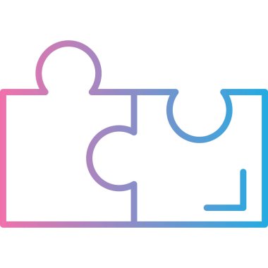 Bulmaca simgesi vektör çizimi