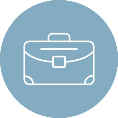 bavul ikonu vektör illüstrasyonu