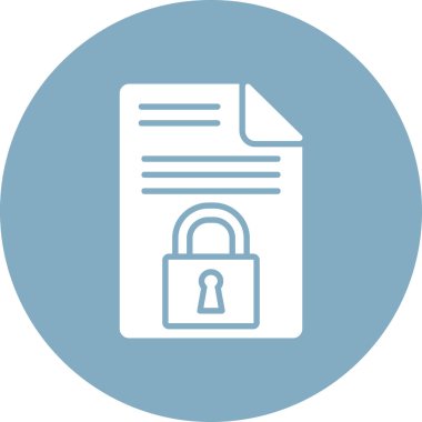 Dosya simgesinin vektör illüstrasyonu