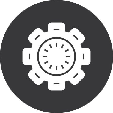 Teçhizat Web simgesi basit illüstrasyon