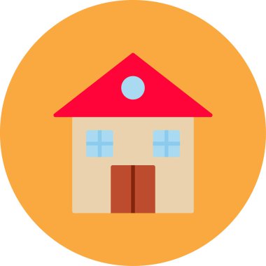 ev simgesi vektör illüstrasyonu