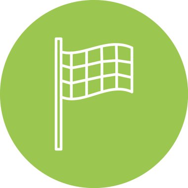 bayrak ikonu vektör illüstrasyonu