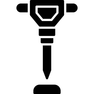 drill vector glyph icon design