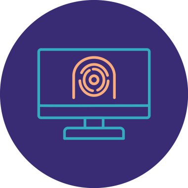 Seo simgesinin vektör illüstrasyonu