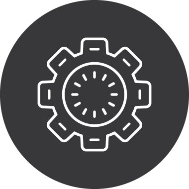 Vektör dişli simge tasarlamak