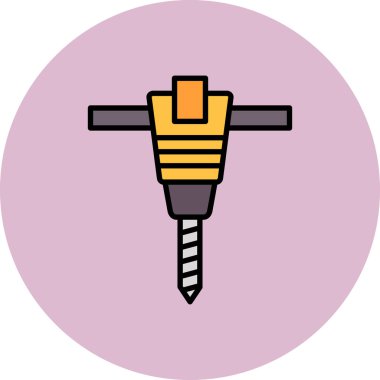 Modern oto tamir simgesinin vektör illüstrasyonu