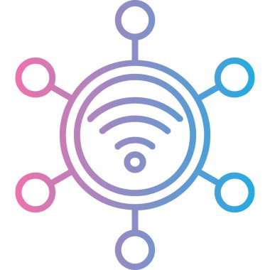 wifi simgesi vektör illüstrasyonu