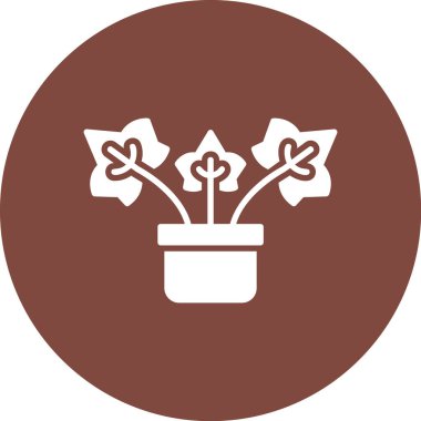 Bahçe vektör illüstrasyon tasarımında güzel bir kap