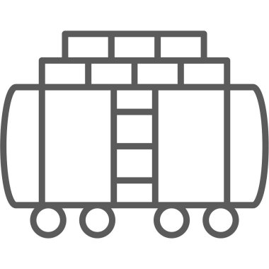 Kamyon. Web simgesi basit illüstrasyon