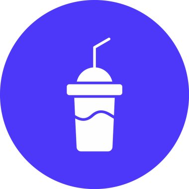 içecek içecek ikonu doldurulmuş - taslak biçiminde