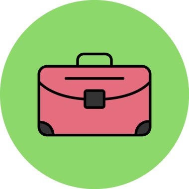 Çanta. Basit ağ simgesi