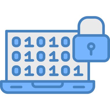 Güvenlik kilidi. Web simgesi basit tasarım