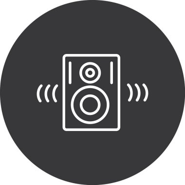 ses hoparlörü vektör simgesi
