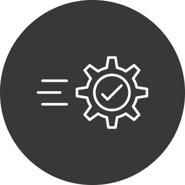 Simge soyut arkaplanda izole ediliyor