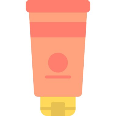 Krem simgesi, vektör illüstrasyonu