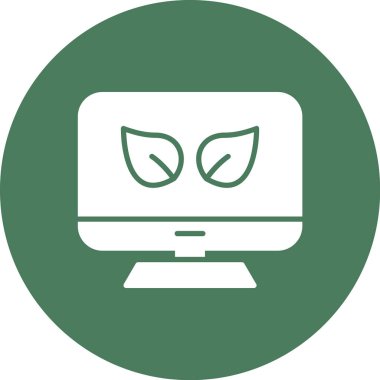 Dizüstü bilgisayar simgesi vektör çizimi