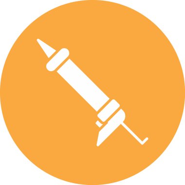 Şırınga simgesinin vektör illüstrasyonu