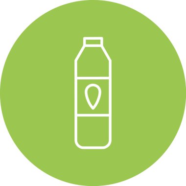 Bir şişe suyun vektör çizimi