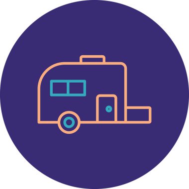 otobüs simge vektör çizim