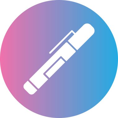 Kalem. Web simgesi basit illüstrasyon