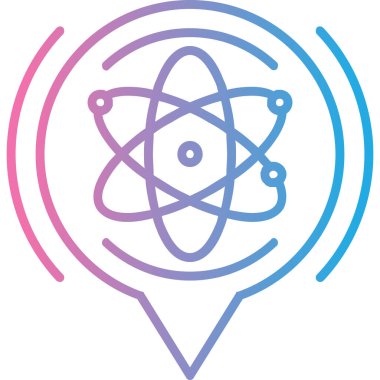 Bilim simgesi vektör illüstrasyonu