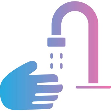 Su. Web simgesi basit illüstrasyon