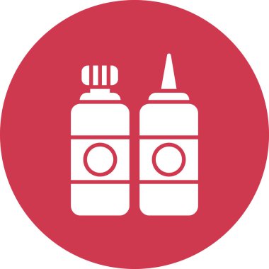 Modern b 'nin vektör illüstrasyonunda gaz ikonu yok