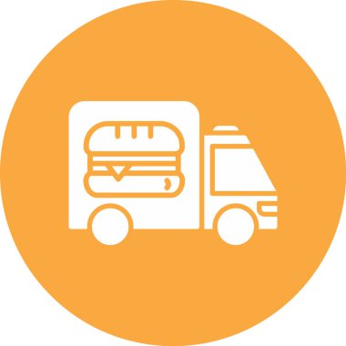 otobüs simge vektör çizim