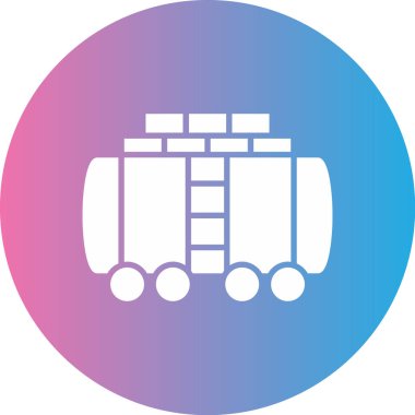 Vektör tren simgesi illüstrasyonu