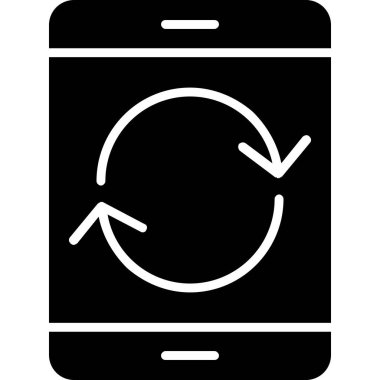 mobil simge vektör illüstrasyonu