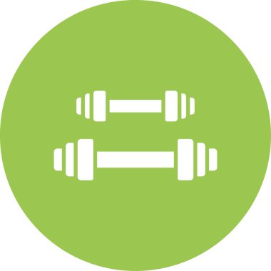 Fitness simgesinin vektör illüstrasyonu