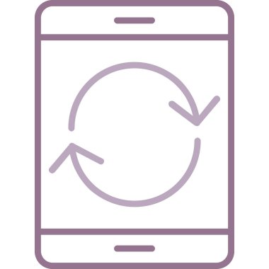 Telefon simgesi vektörü beyaz arkaplanda izole edildi, telefon işareti