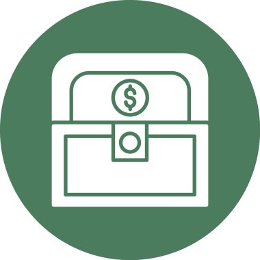 Para simgesinin vektör illüstrasyonu