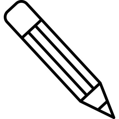 Kalem simgesi. vektör illüstrasyonu