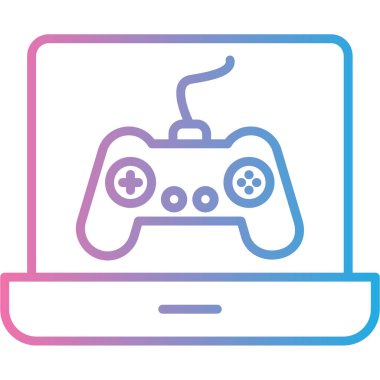 oyun denetleyici simgesi, modern vektör illüstrasyonu