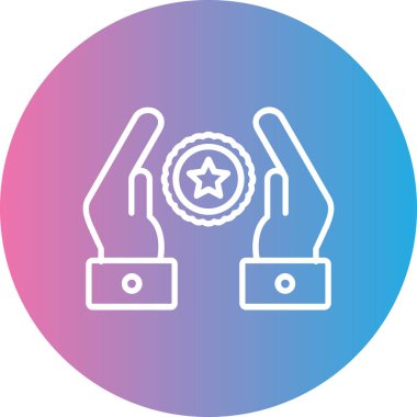 Güzel bir düğün gününün ikonunun vektör çizimi