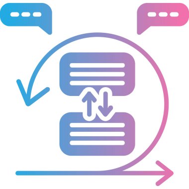 Konuşma yap. Web simgesi basit tasarım