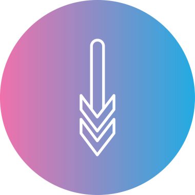 ok simgesi vektör illüstrasyonu