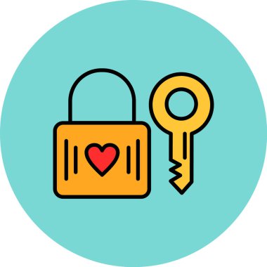 kilit vektör resimlemesini kilitle