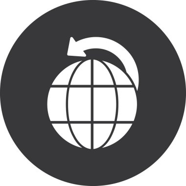 genel harita işaretleyici yuvarlanmış simge