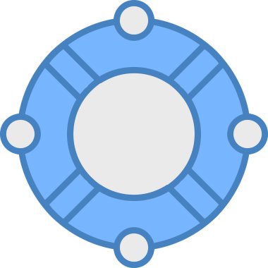 Top. Web simgesi basit illüstrasyon