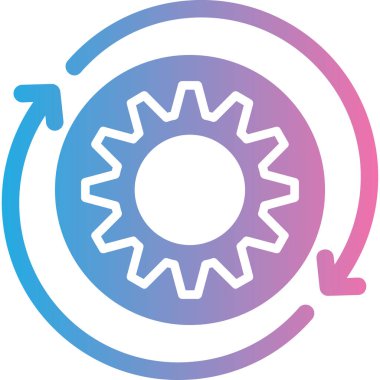 Teçhizat Web simgesi basit illüstrasyon