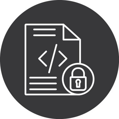 Belge simgesinin vektör illüstrasyonu